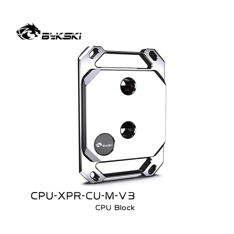 Bykski CPU Block Use for INTEL LGA115X 1200 1700 2011/AMD Ryzen 3/5/7 X470 X570 Water Cooler Radiator CPU-XPR-CU-I/M-V3