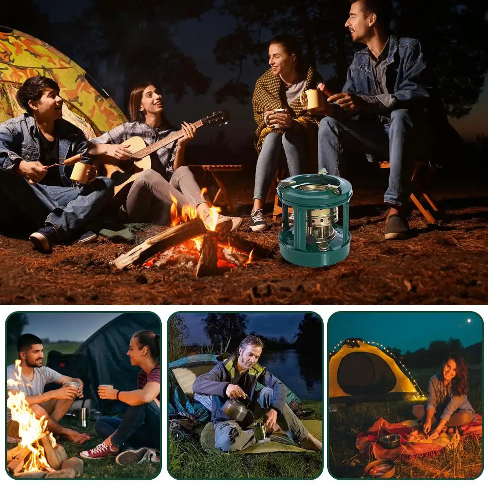 Windproof Kerosene Stove Portable Outdoor Camping Kerosene Burner Heater Patio Picnic Cooking Equipment for Picnic Hiking
