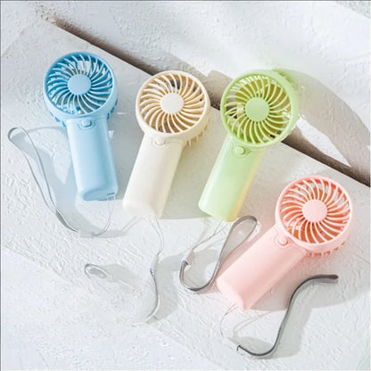Portable Fan Convenient Creative Small Fan Pocket Hand-held Fan Lightweight AA Battery Handheld Mini Fan Air Coolers
