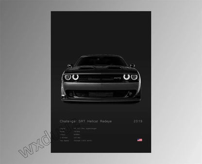Modern Design Home Decoration Classic Popular Car Brand Motorsport Supercar Canvas Painting Wall Art Aesthetic Room Decor Poster