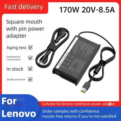 20V 8.5A 170W USB AC Laptop Power Adapter Supply For Lenovo Legion Y720-15 Y7000P P50 P51 P70 P71 W540 W541 45N0501 Charger