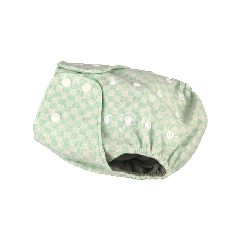 Reusable diapers pants for 0-3 years baby washable nappies ecological diapers organic cotton size adjustable soft 1 piece