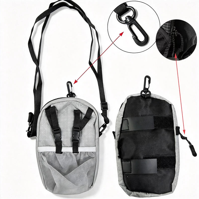 Backpack Shoulder Strap Attachment Bag Smartphone Pouch Waterproof Strap Pack for Sports Hiking Camping Lightweight