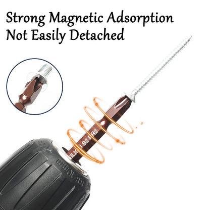 10pcs 6inch/150mm Magnetic Double-headed Phillips Screwdriver Bit S2 Steel Electric Tool For Screw Installation And Disassembly
