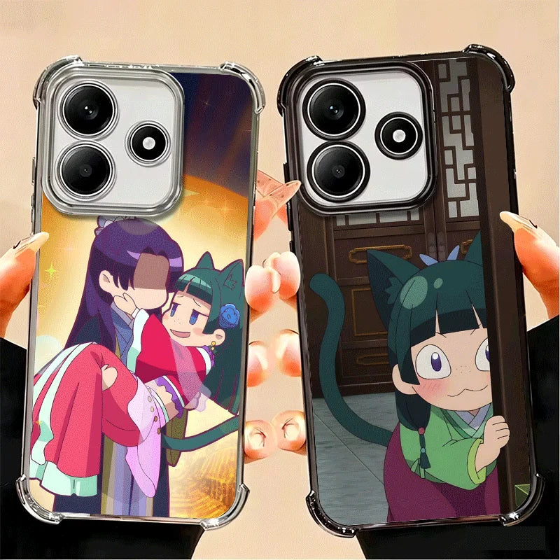 A-Apothecary D-Diaries Cute Plating Phone Case For Xiaomi Poco X6 X7 X8 Pro Max X5 X3 M8 M7 M5S Redmi 15C 15 14C 13C 17T 15T 14T