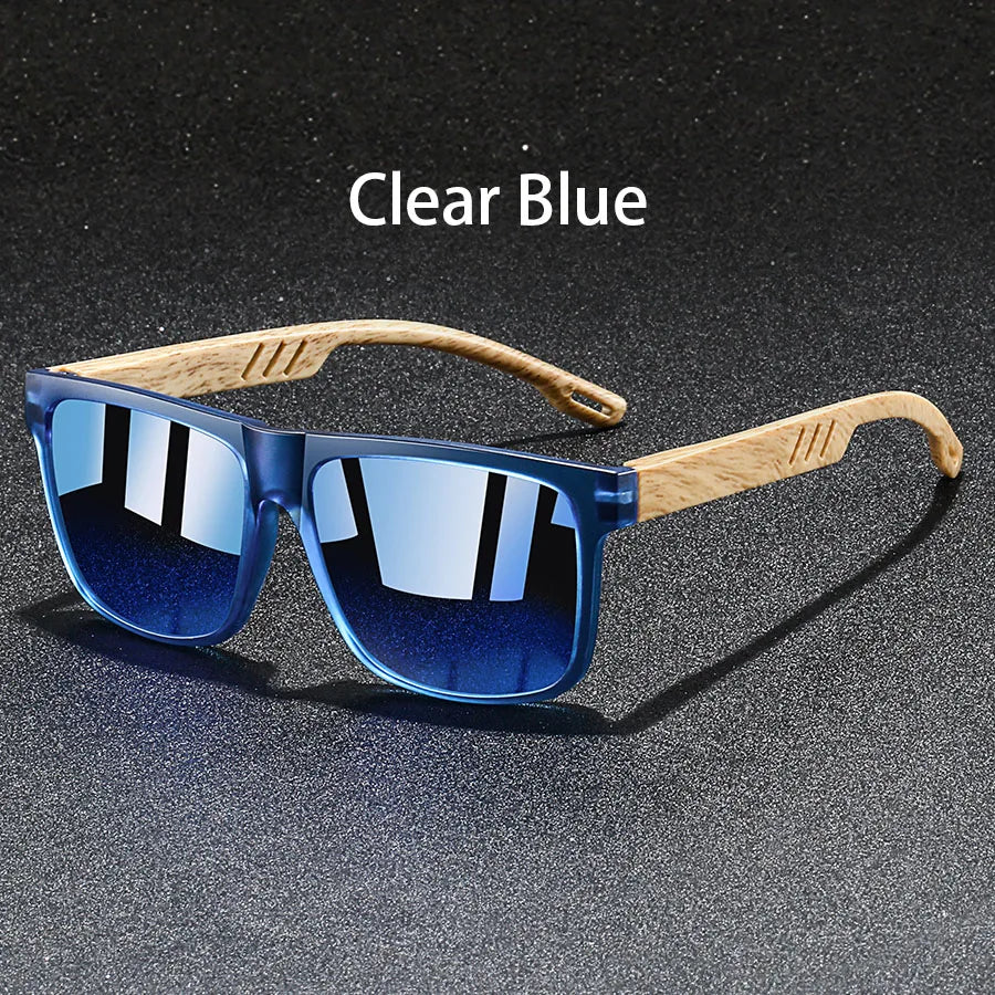 Fashion Vintage Square Square Frame Sunglasses Men Women Fishing Driving Man Luxury Brand Designer Sun Glasses  Eyewear