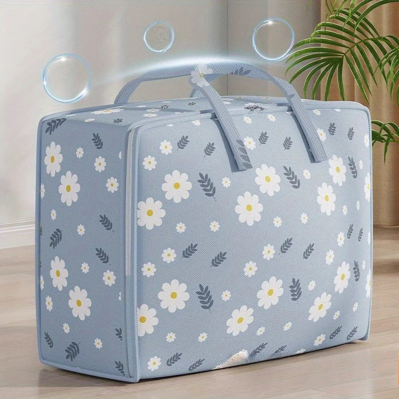 Large Blanket Storage Bags Folding Comforter Storage Bag For Clothes Storage Containers For King Comforter Bedding Pillow Sheet