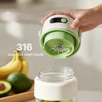 1000ML Portable Blender USB Electric Juicer Fruit Mixers Fruit Home Smoothies Mixer Multifunctional Juice Maker Machine Blender