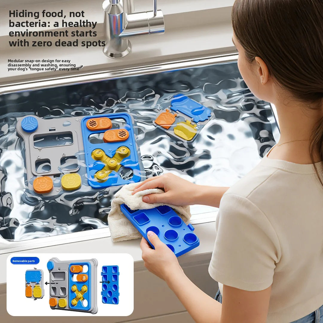 Pet Puzzle Feeder Toy: Interactive Treat Dispenser Designed for IQ Training, Perfect for Small to Medium Dogs, New Arrival.