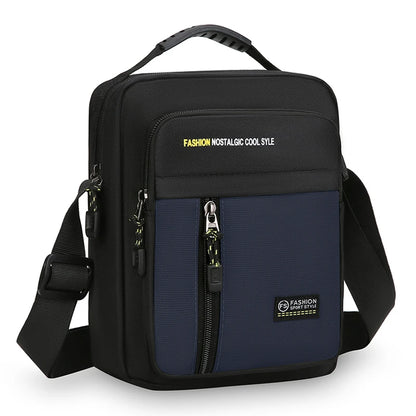 Men Crossbody Bag Single Shoulder Bags Big Capacity Storage Bag Fashion Multi-Pockets Business Crossbody Bags