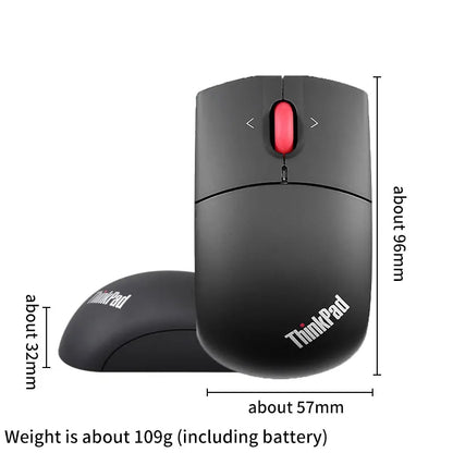 Lenovo ThinkPad Wireless Mouse Wireless Laser Mouse Computer Office Black Bluetooth Mouse