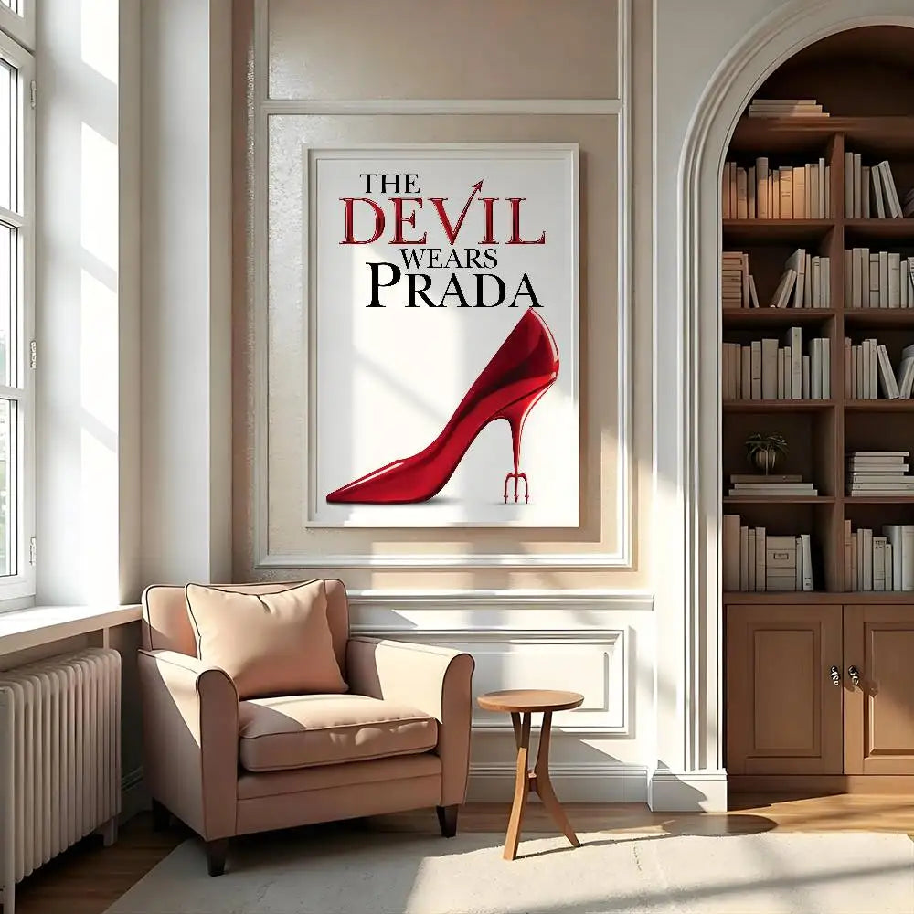 Movie The Devil Wears Prada Poster Gallery Prints Self Adhesive Home Decor Decoration Wall Decals Living Room Sticker