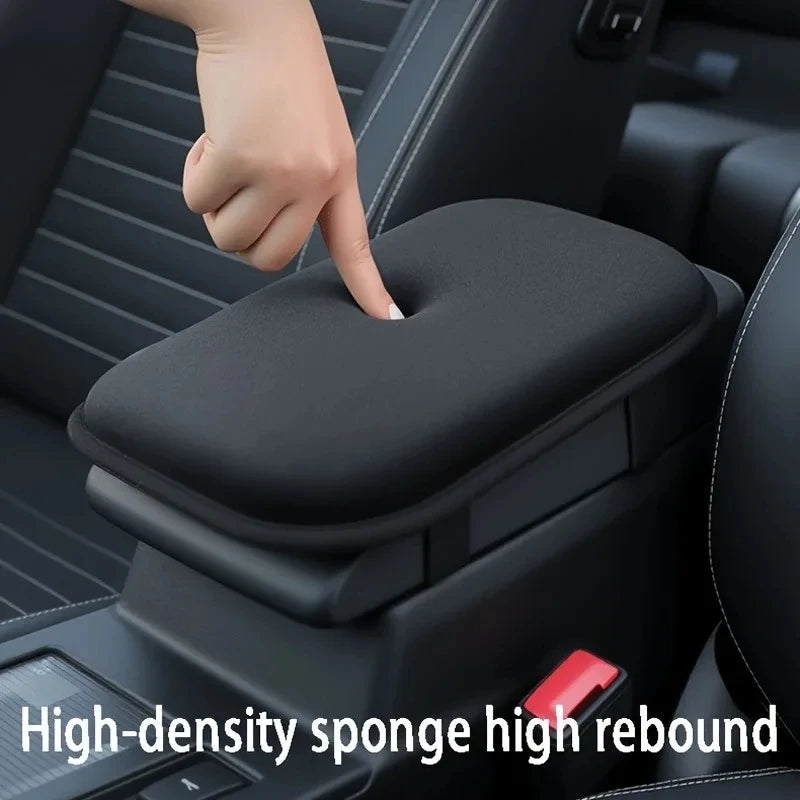 Car Armrest Pad Cool Sensation Heighten Central Console Cushion Soft Vehicle Interior Armrest Protective Cover Comfort Driving