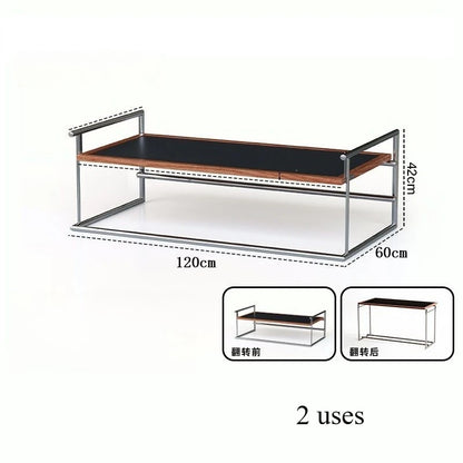 Rio Bauhaus coffee table living room home medieval minimalist designer retro paint-free stainless steel tea table desk