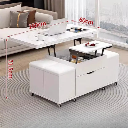 Design Black Dining Table Multifunction Storage Legs Luxury Dining Table Living Room Vase Mesa Plegable Portatil Furnitures