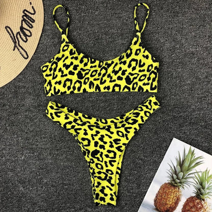Neon Yellow Green Swimsuit Women Sexy Solid Push Up Micro Bikini 2026 Brazilian Summer Beach Bathing Suit Thong Swimwear Biquini