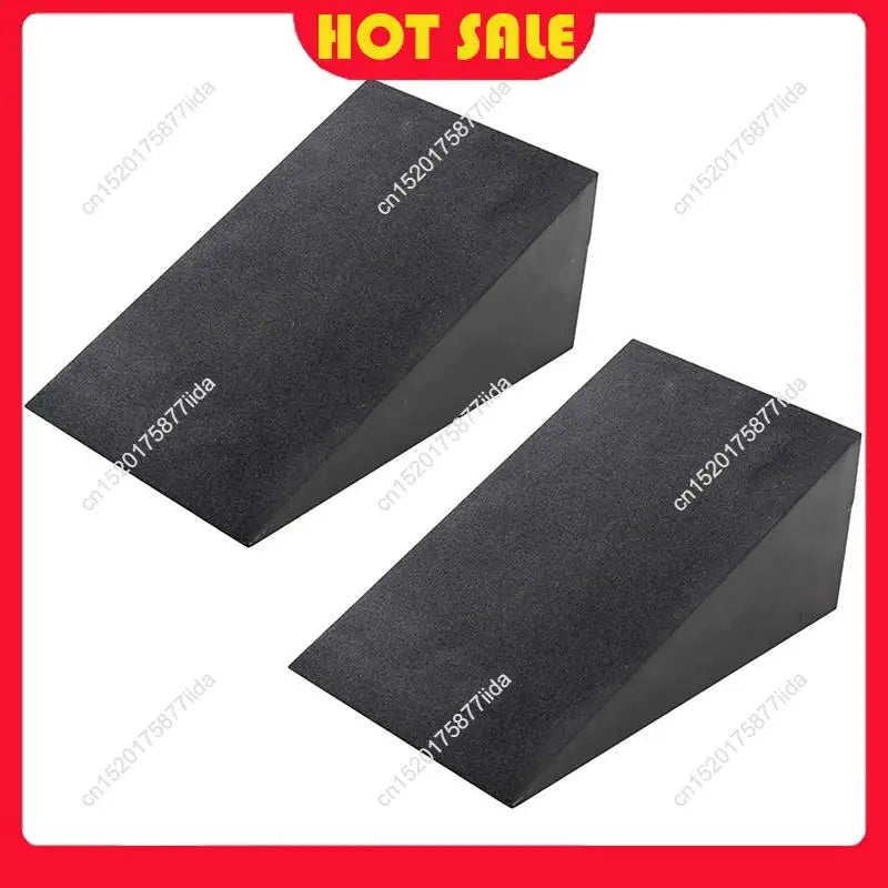 Hot Deal-2 Pcs Yoga Mats, Adjustable Squat Ramp, Incline Board Improve Strength For Squat And Deadlift
