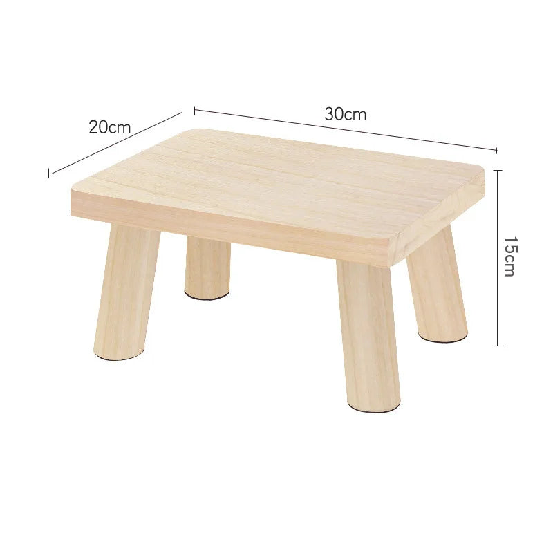 Small wooden stool shoe stool low stool square stools living room small stools footstool wooden stools coffee table solid wood