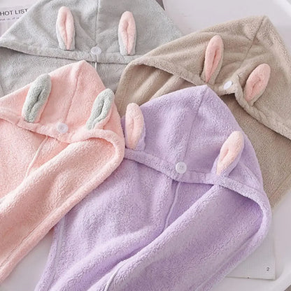 1pc Microfiber Hair Towels Super Absorbent Hair Drying Towel Turban For Women And Girls Quick Magic Hair Dry Hat