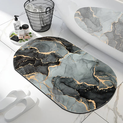 Soft Bathroom Mat Diatomaceous Earth Floor Mats Bathroom Rugs Super Absorbent Toilet Carpet Door Bath Foot Mats Non-slip Shower