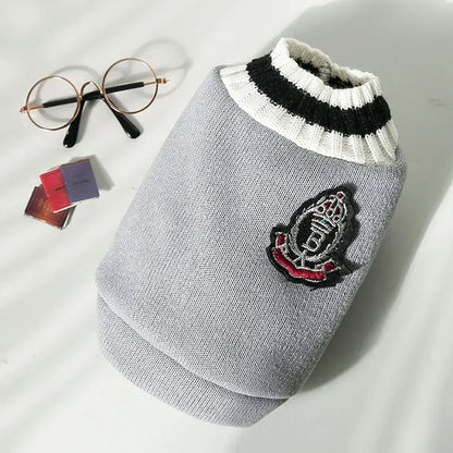 Warm Dog Sweater Winter Clothing Turtleneck Knitted Pet Cat Puppy Clothes Costume for Small Dogs Chihuahua Outfit Sweaters Vest