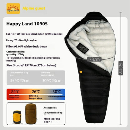 10D/7D Ultralight Down Sleeping Bag 800FP Dwon Outdoor Camping Hiking Sleeping Bags for Backpacking Adult Tourist