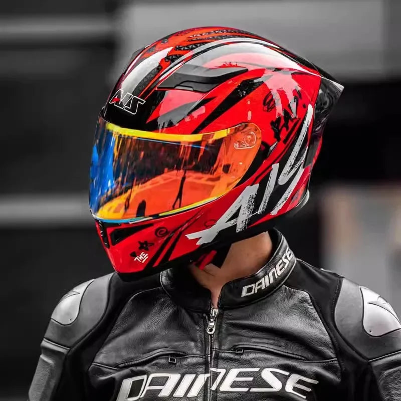 Motorcycle Helmet Full Face Double Lens Off-road Racing Helmet  Capacetes De Moto DOT Certification Motocross Cascos Para Motos