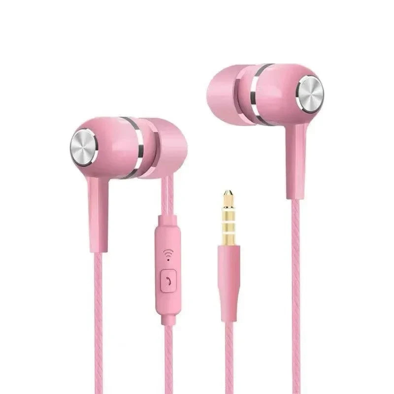 Noise Reduction Earphone Design Running Fitness Earphone Fit Sport Earbuds Headphones For Smartphone PC Laptop Compact Design