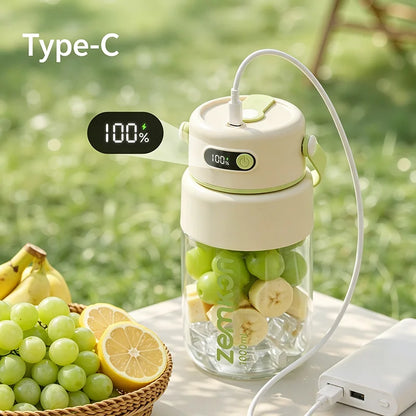 1000ML Portable Blender USB Electric Juicer Fruit Mixers Fruit Home Smoothies Mixer Multifunctional Juice Maker Machine Blender