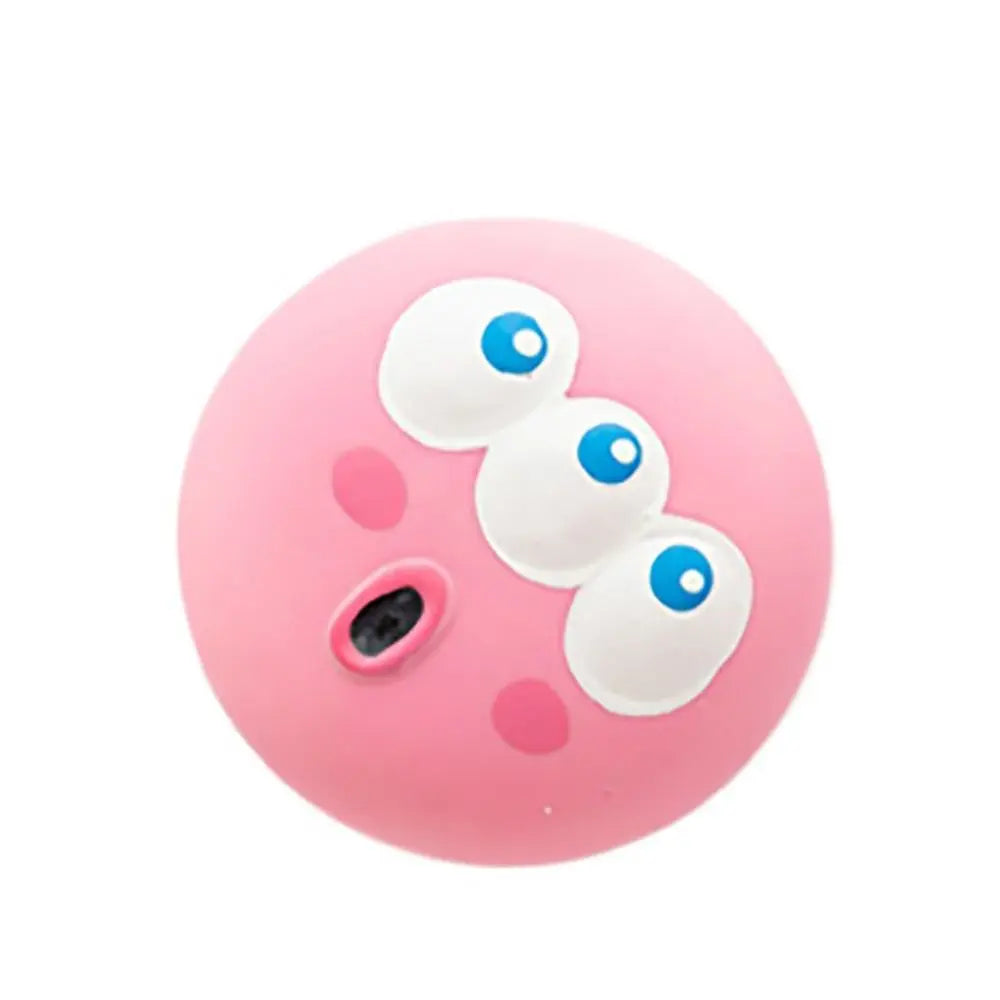 Cute Rubber Dog Squeaky Toys Creative Soft Pet Accessories Sound Squeeze Pet Bal Pet
