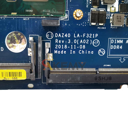 Laptop Motherboard For DELL Latitude 7490 LA-F322P with I3 I5 I7 CPU 0PXMYG 084GNT 0M44N6 LA-F321P Tested OK
