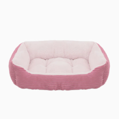Pet Cat Dog Bed Cozy Square Plush Kennel Puppy Sofa Bed Small Large Dog Sleep Pad Portable Pet Bed Nest Pet Supplies Accessories