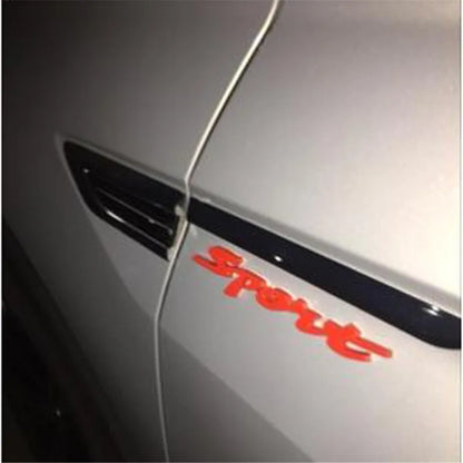 Car Accessories Stickers Styling Metal 3D Plating Auto Car Trunk Modified Racing Sport Word Letter Emblem Badge Decal Stickers