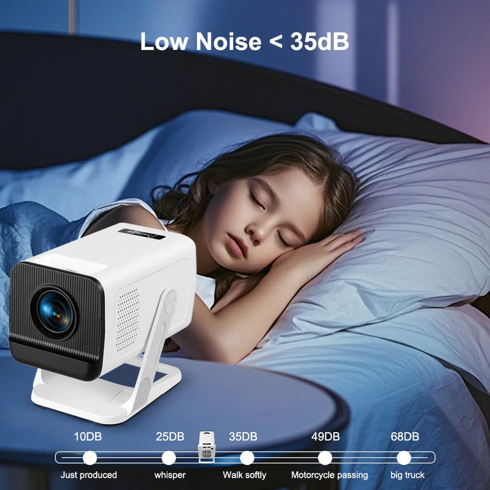 PROGAGA PG310 Android Projector 4k 720P 300Ansi Allwinner H713 Smart Projetor PG310 Home Theater Video Mini Portable Projector