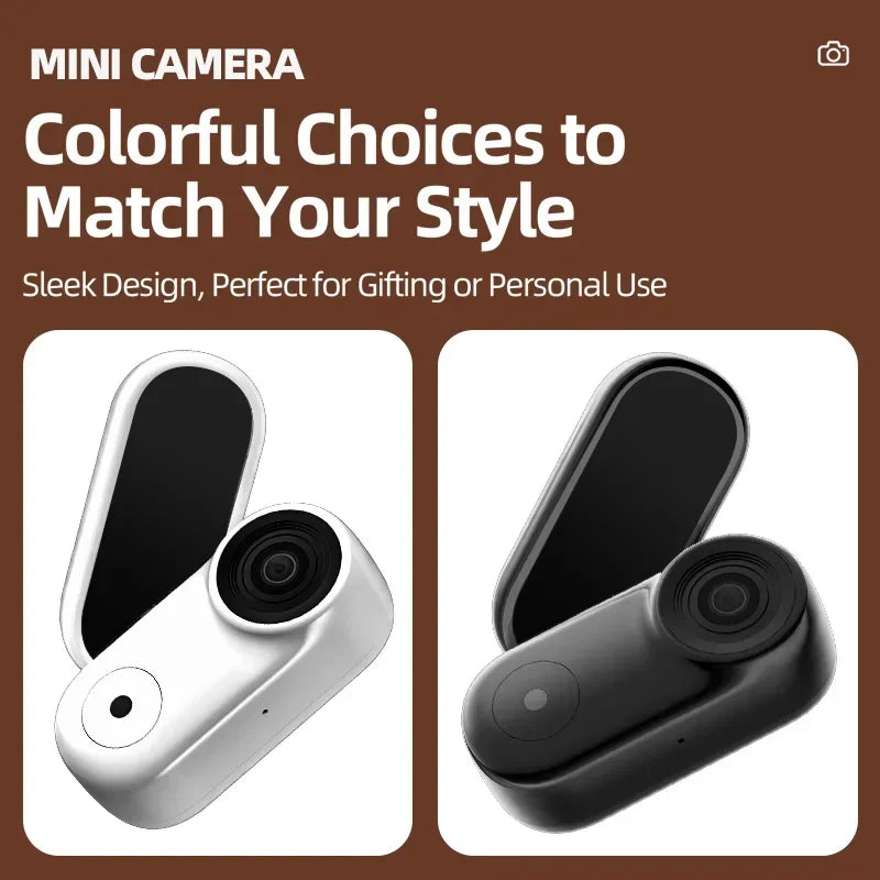 Lenovo Portable Mini Action Camera 4K HD Thumb POV Camera Body Cam Wearable Helmet Recorder Magnetic Pocket Sports Camera