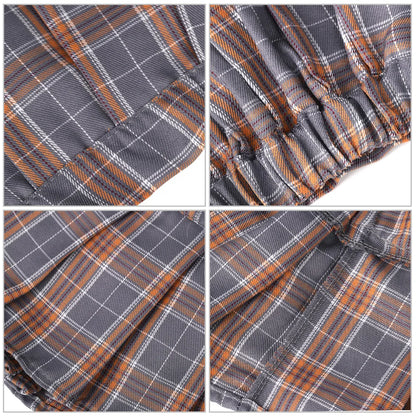 Sexy Women Ultra Short Jk Skirts Plaid Pleated Skirt Japanese Cute Girl Half-body Skirt Erotic Studentwear Clubwear Mini Skirt