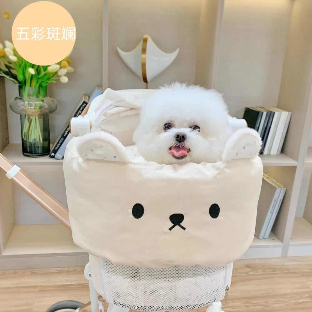 Cat and Dog Strollers Edge Pads Removable and Washable Seat Pads Anti-dirt Padding for Pet Stroller Pet Products Accessories