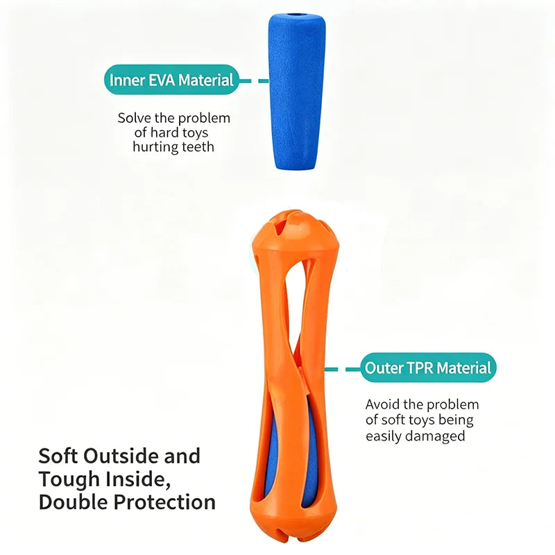 Pet Dog Water Float Toy Elastic Chew Proof Outdoor Throwing Game Swimming Interactive Training Toy Teeth Cleaning Play Toy