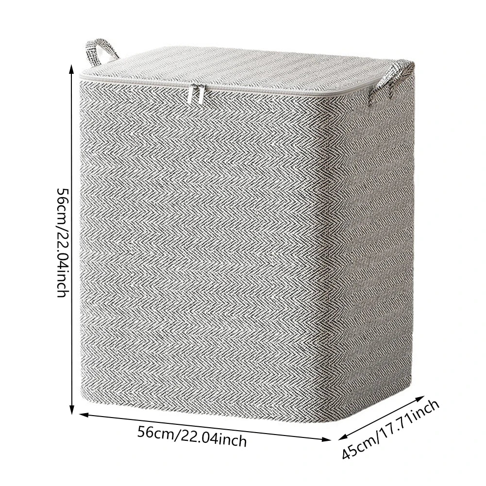Stereoscopic Storage Boxes Household Storage Boxes Organizing Boxes Fabric Foldable Large Capacity Dust-proof Closet Storage