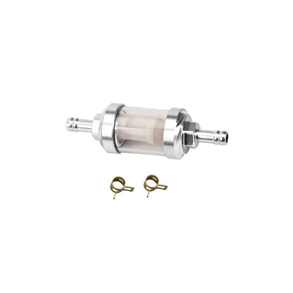 9mm CNC Aluminum Alloy Glass Gas Fuel Oil Filter Moto for Dirt Pit Bike 125/140/150/160cc CRF70 90 110 TTR100 110 KLX65