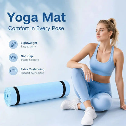 Thick EVA Yoga Mats Anti-slip Sport Fitness Mat Blanket For Exercise Yoga And Pilates Gymnastics Mat Fitness Equipment