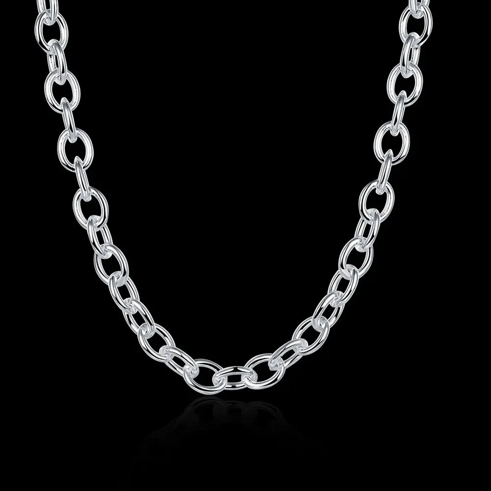 Special Offer Fine 925 Sterling Silver Necklace for Woman Men Fashion Charm 20 Inch Chain Luxury Jewelry Lady Party Wdding Gift