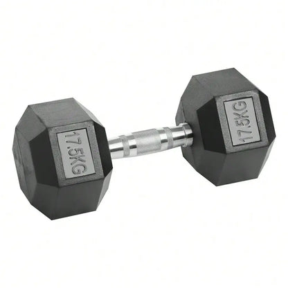 Hex dumbbells, 2.5-25 kg dumbbells,non-slip coating, ergonomic handle, solid iron dumbbell set, strength training,home gym