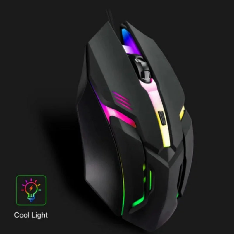 LED Luminous High-quality Ergonomic Gaming Mouse 4-button USB Wired Gaming Mouse for Desktop Laptop Office Computer Gaming Mouse