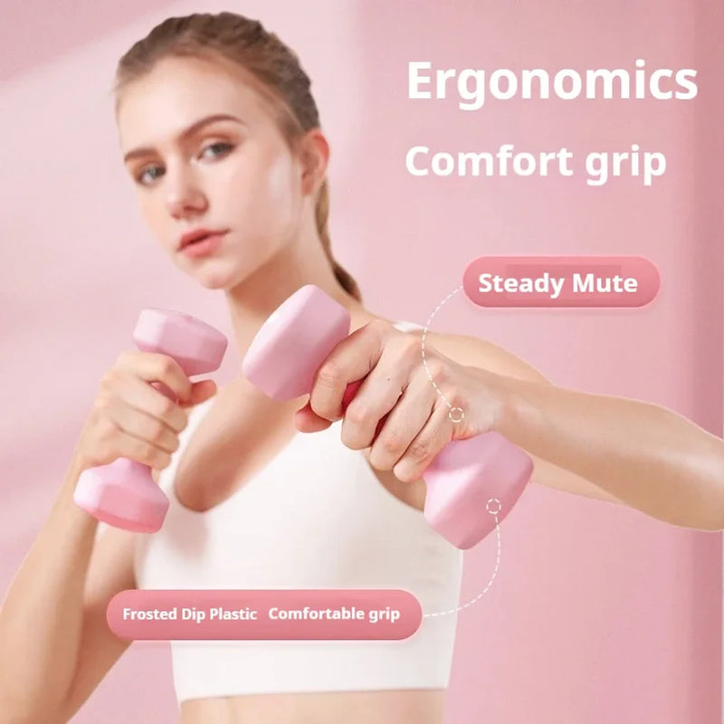 2Pcs 0.5kg Women's Dumbbell Neoprene Dumbbell Fitness Equipment Arm Muscle Training Bodybuilding For Women Fitness Equipment