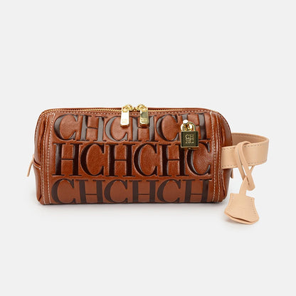 CH 2026 New Letter Embossed Cylinder Bag Fashion Cylinder Crossbody Bag Casual Shoulder Underarm Bag Multi color Optional