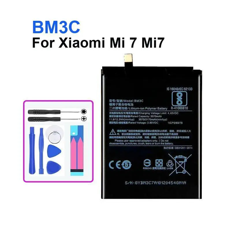 Phone Battery For Xiaomi Mi 4S 5 M5 4C 5C 5X 6 6X 7 8 A2 Redmi Note 5A Prime S2 Pro Y1 Mia1 Lite Batteries + Track NO
