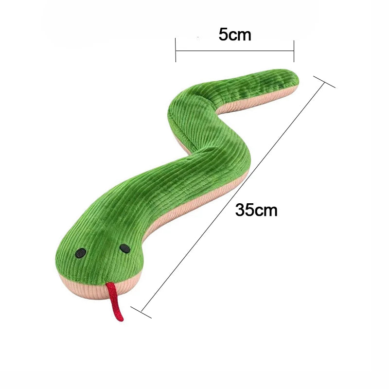 Hot sale Dog Toy Snake Interactive Toy Kitten  Kick Toy Interactive Pet Toy for Indoor Cats 16.5 Inches Pet Supplies