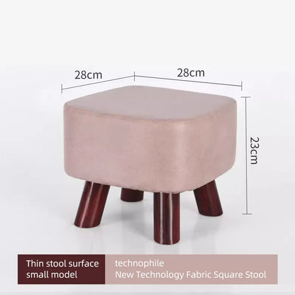 Simple Solid Wood Household Small Stool Children's Short Stool At Home Entrance Living Room Coffee Table with Sturdy Shoe Stool