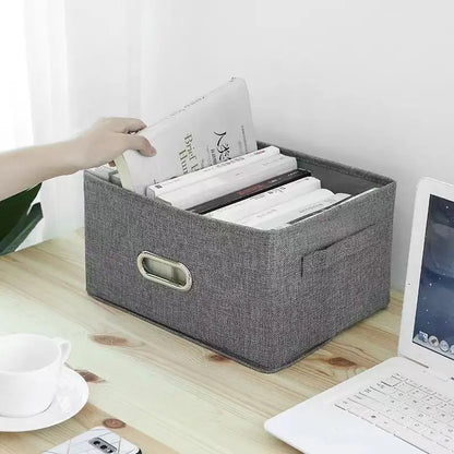 Storage Box Foldable Fabric Garment Pants Underwear Socks Storage Box Toy Storage Box Washable Office Clutter Storage